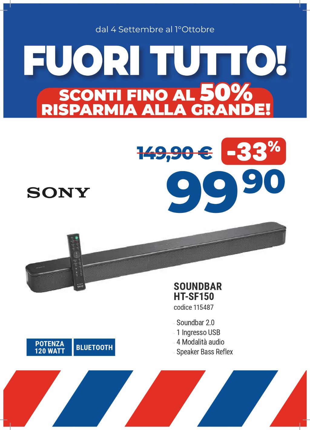 SONY SOUNDBAR SF-150